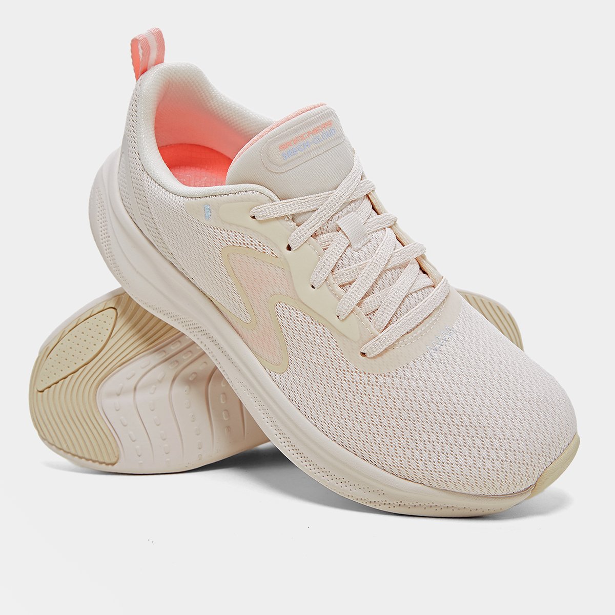 Tênis Skechers Skech Cloud-Smooth Wave Feminino - Tam: 40 - 1