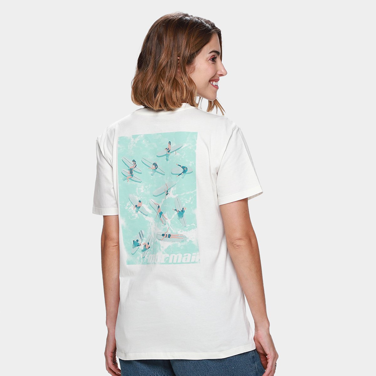 Camiseta Mormaii Pent Casual Feminina - Tam: P - 1