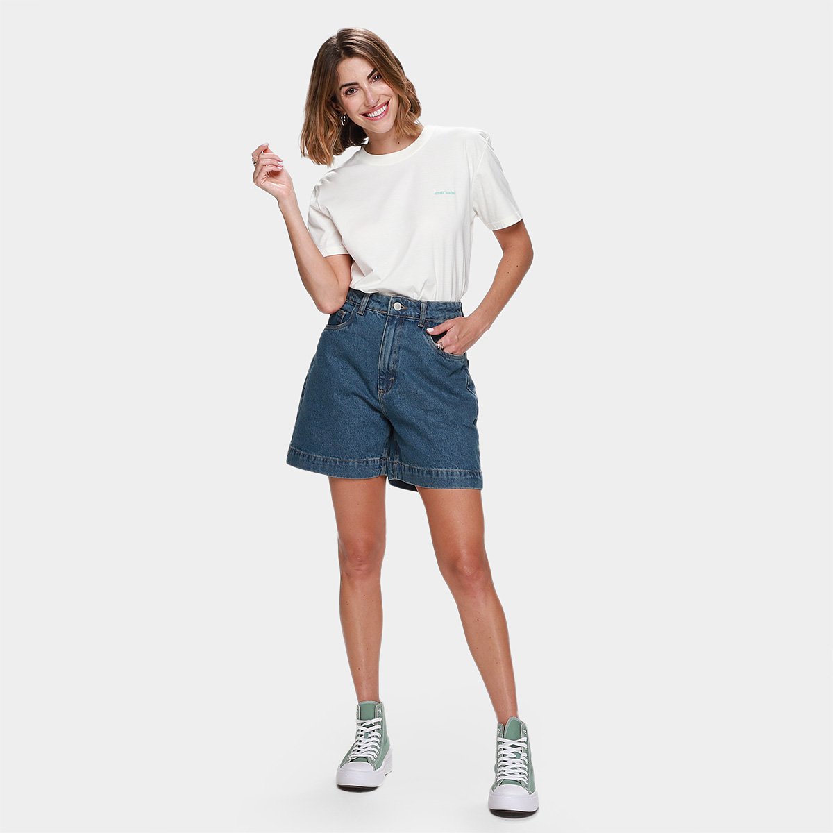 Camiseta Mormaii Pent Casual Feminina - Tam: P - 3
