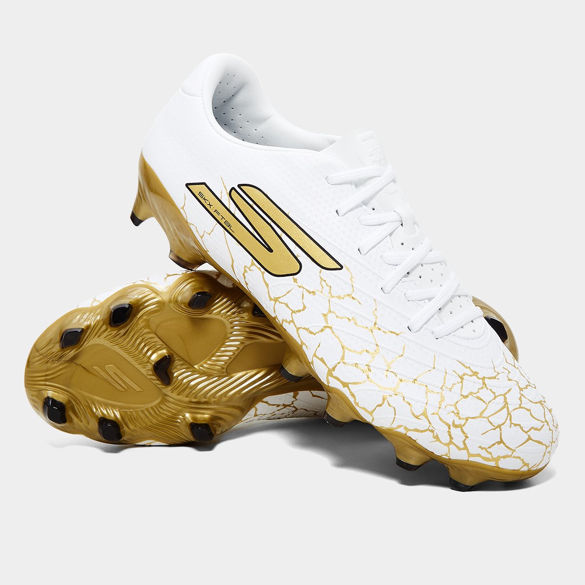 Chuteira Campo Skechers SKX_01 Gold FG Masculina - Tam: 41 - 1