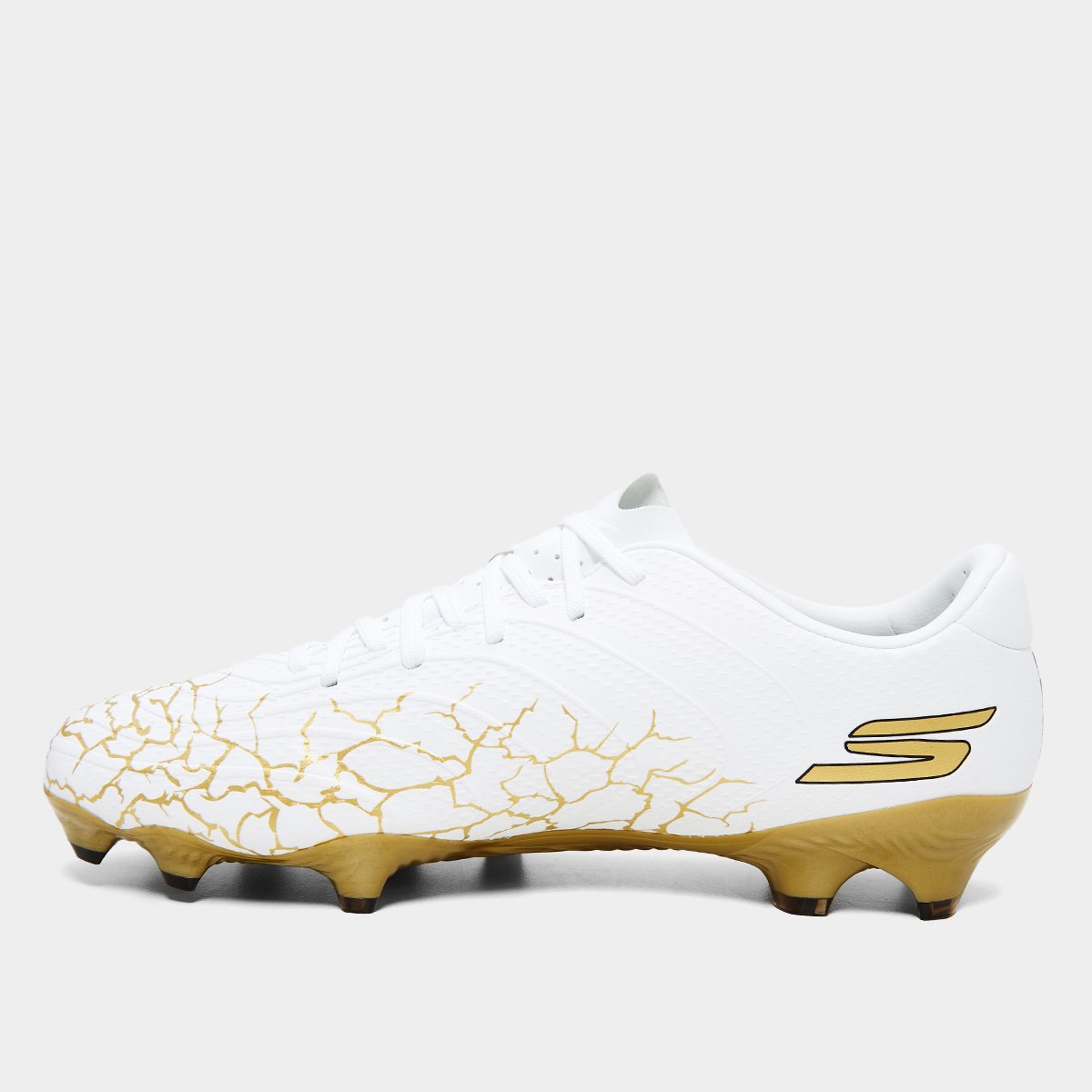 Chuteira Campo Skechers SKX_01 Gold FG Masculina - Tam: 41 - 5