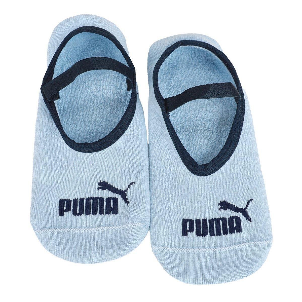 Meia Sapatilha Puma Antiderrapante Pilates Feminina - Tam: 34/39 - 1