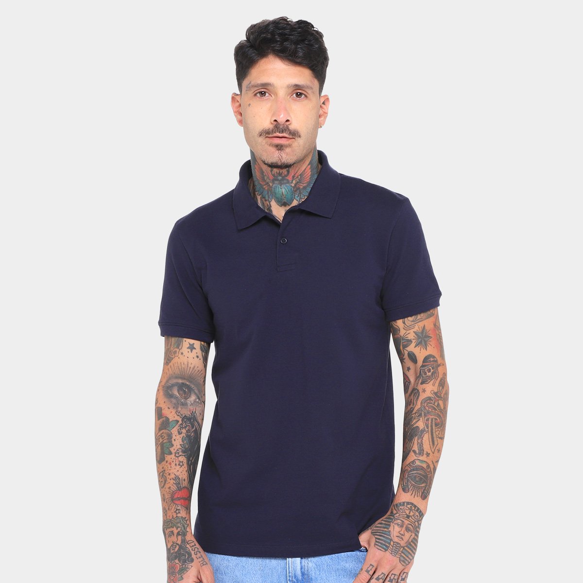 Kit Camisa Polo Hering 2 Peças Masculino - Tam: P - 1