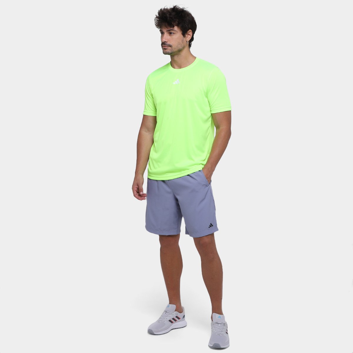 Camiseta Adidas Treino Básica Masculina - Tam: G - 3