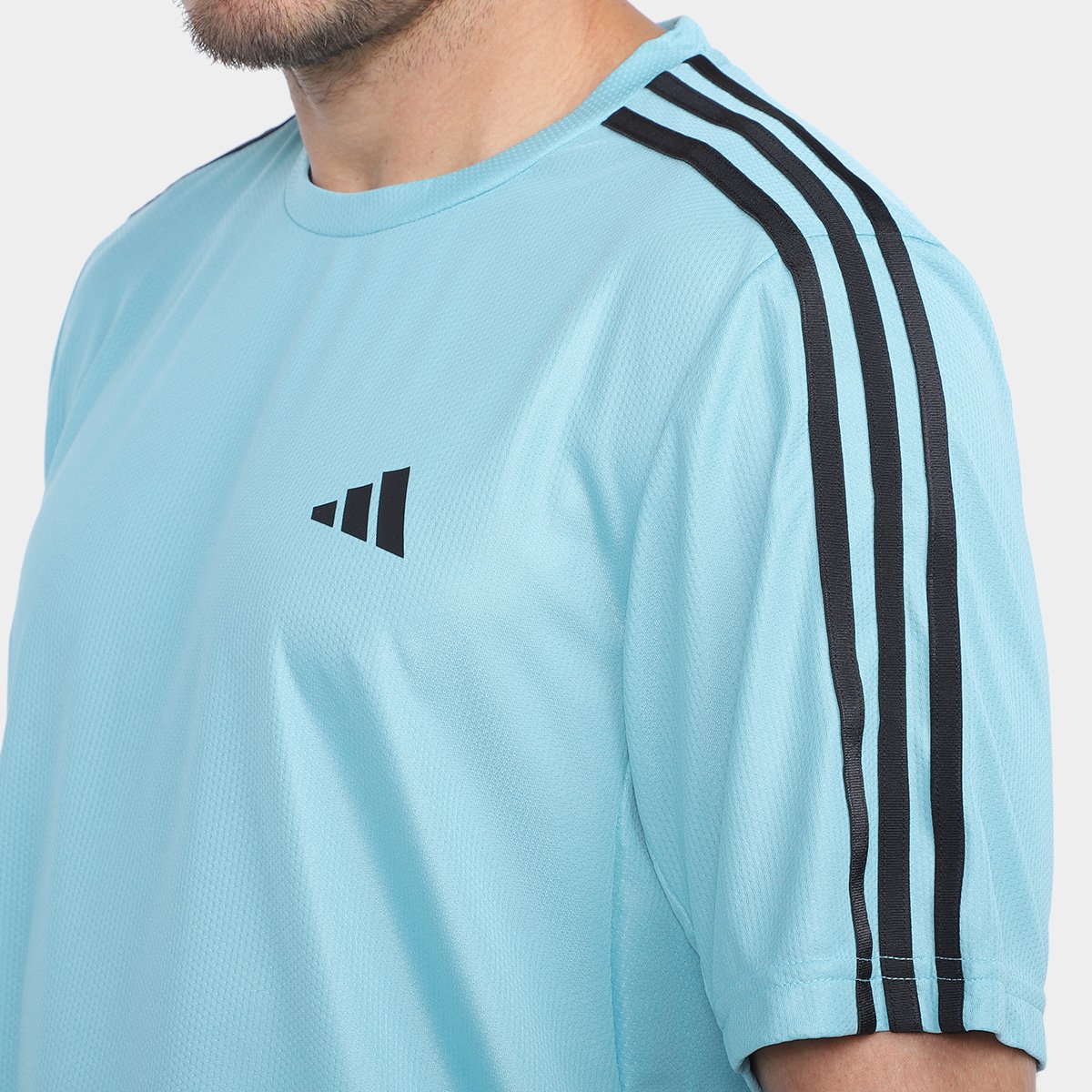 Camiseta Adidas 3 Listras Masculina - Tam: M - 2