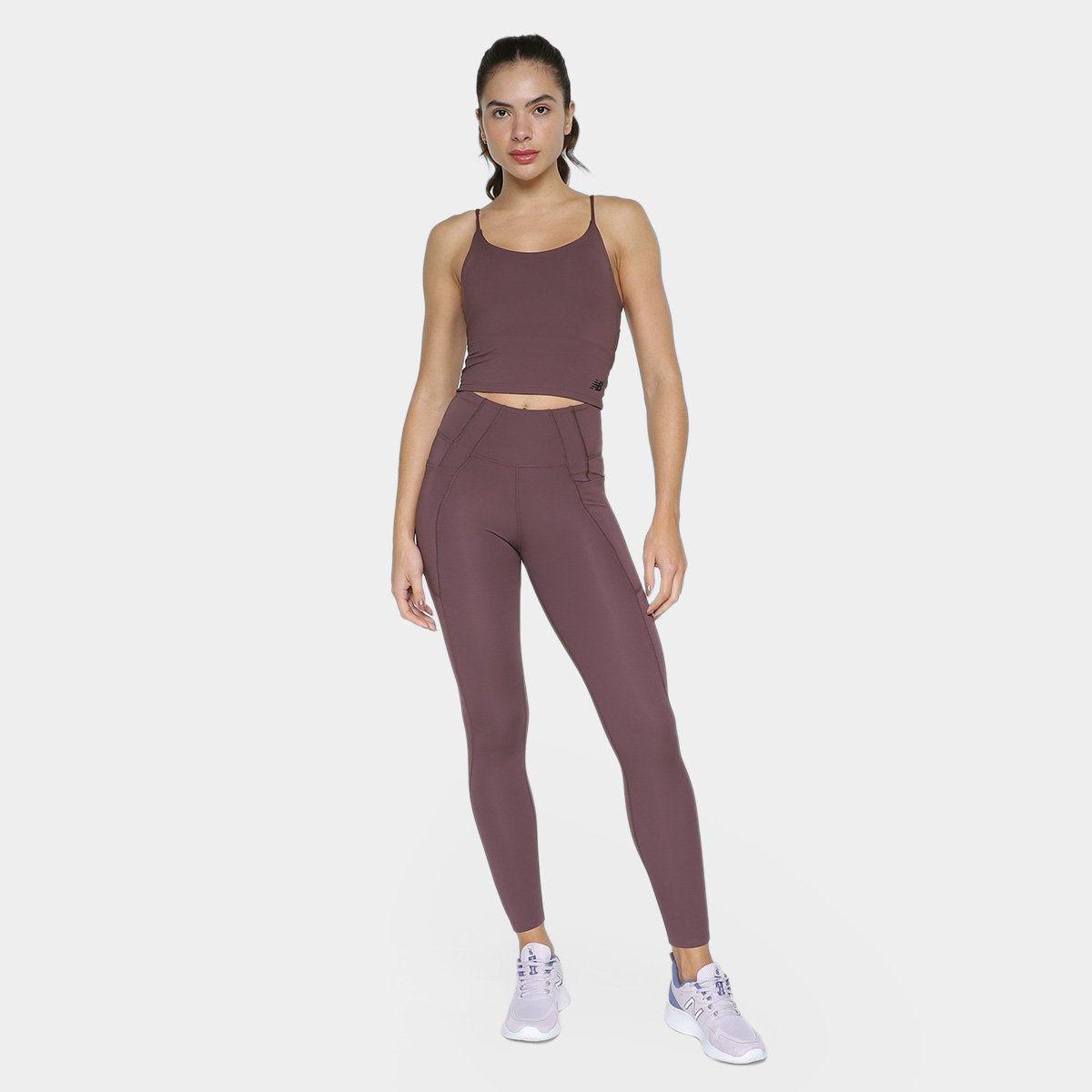 Calça Legging New Balance Achiever Feminina - Tam: P - 3