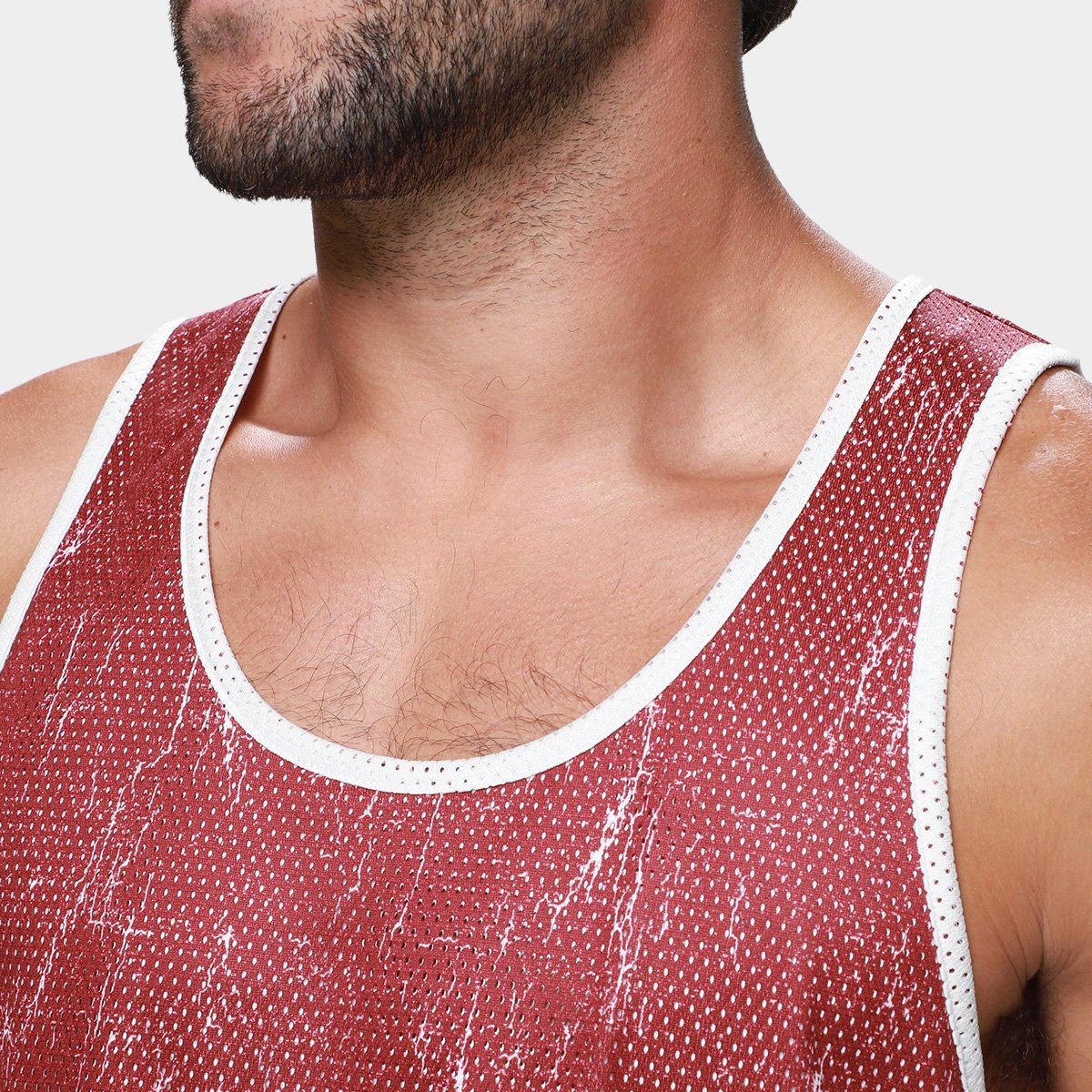 Regata New Balance Reversivel Hoops In Game Masculina - Tam: P - 3