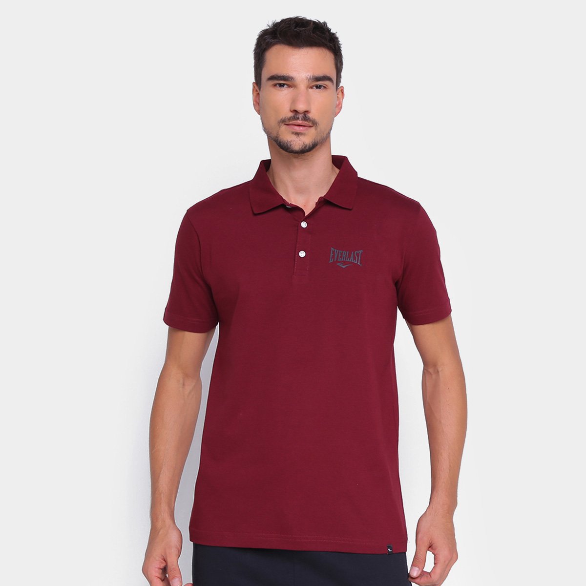 Camisa Polo Everlast Mini Logo Básica Masculina
