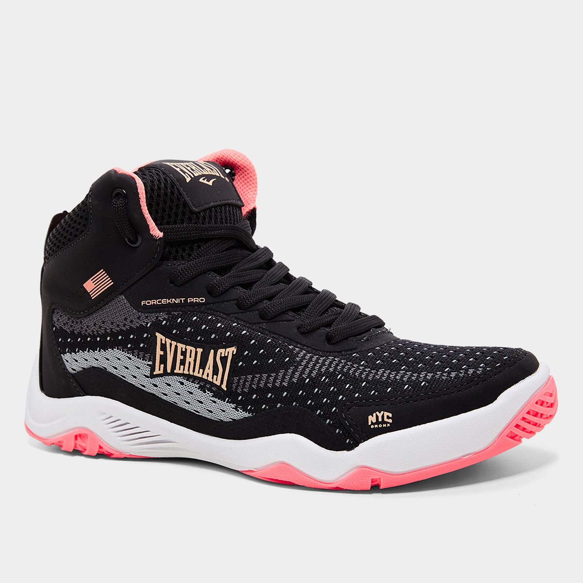 Tênis Cano Médio Everlast Forceknit Pro Feminino - Tam: 40 - 1