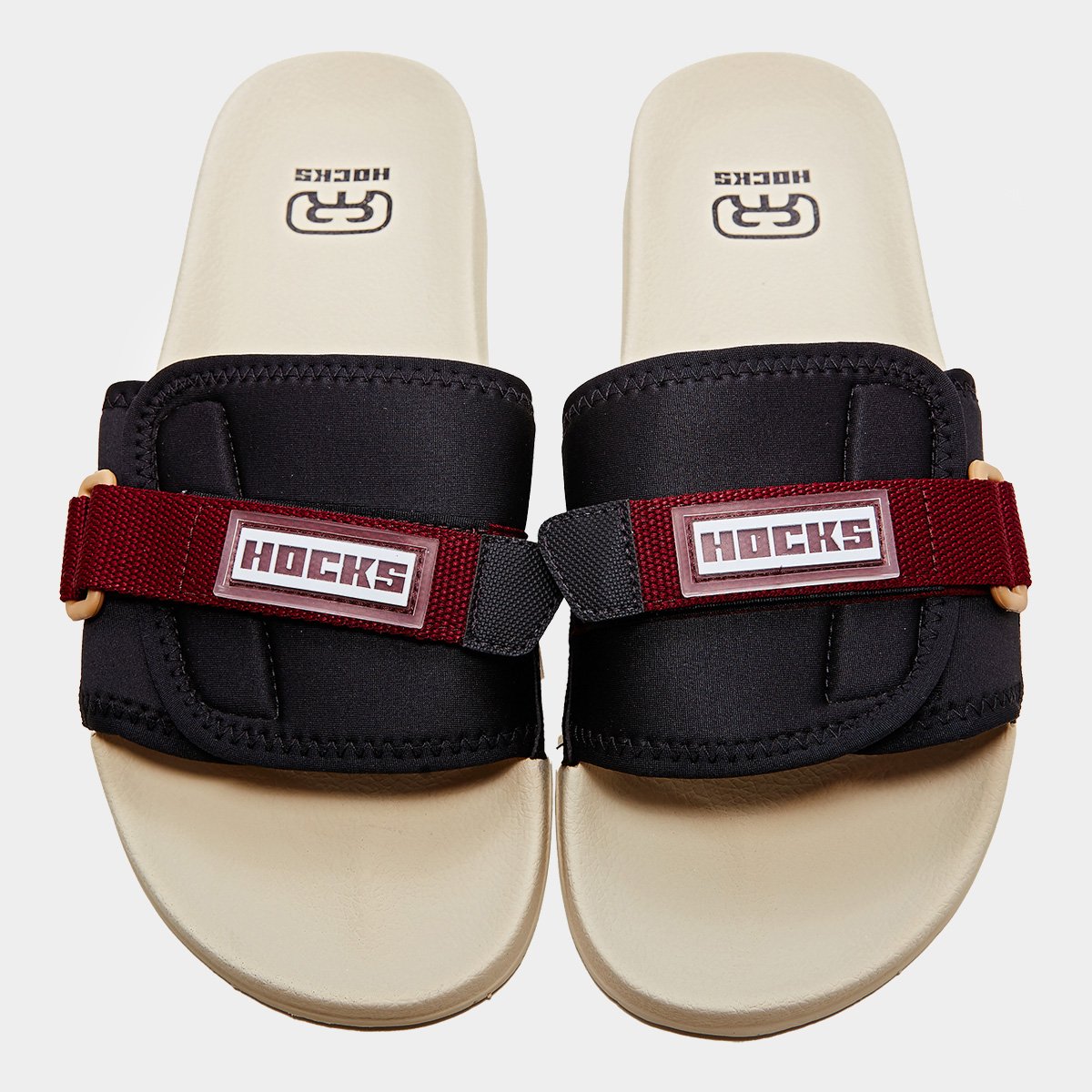 Chinelo Slide Hocks Bravo Bordeaux - Tam: 36 - 1