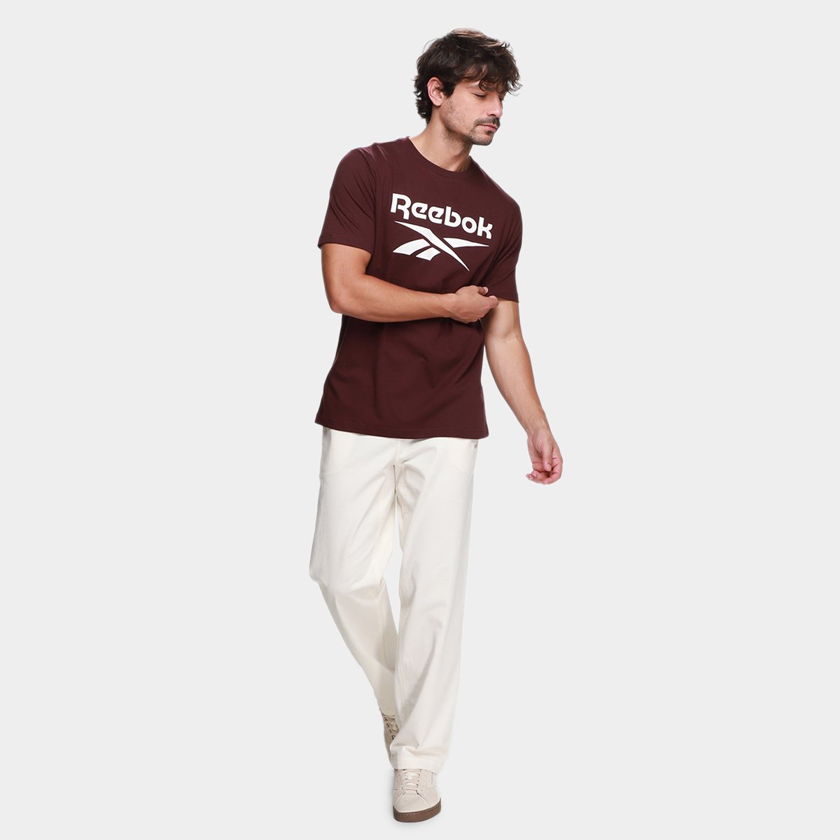 Camiseta Reebok Oportunity Logo Masculina - Tam: P - 3