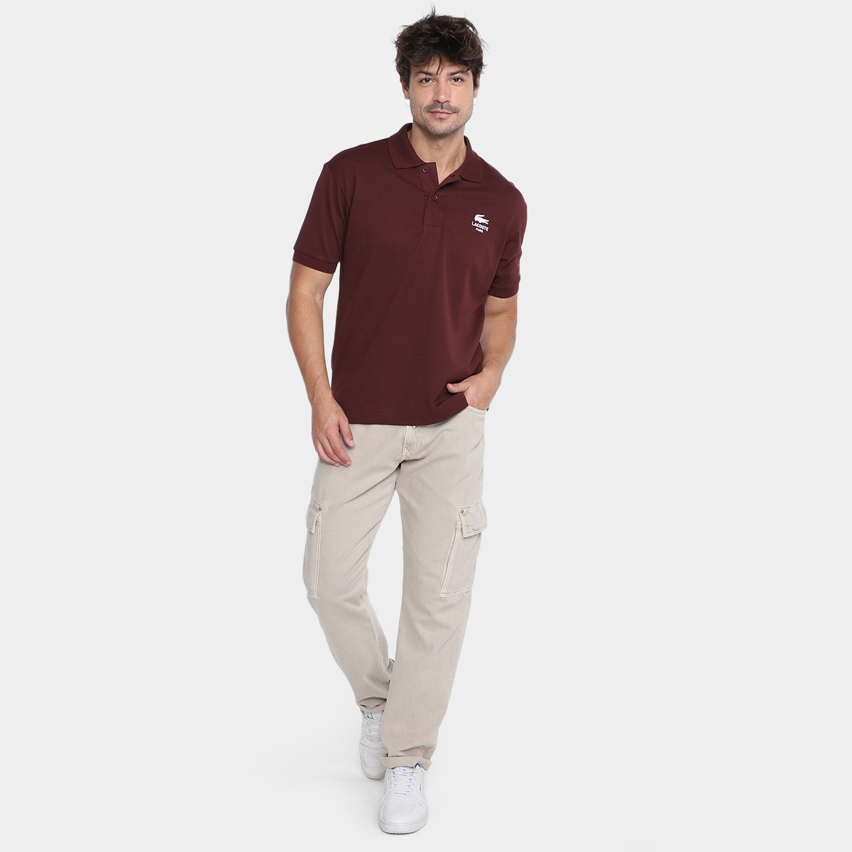 Camisa Polo Lacoste  Clássica Masculina - Tam: GG - 3