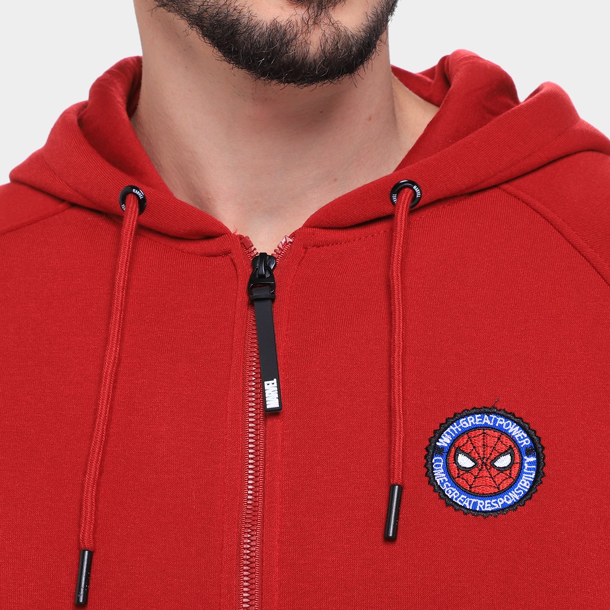 Moletom Mooncity Bordado Homem Aranha Masculino - Tam: M - 2