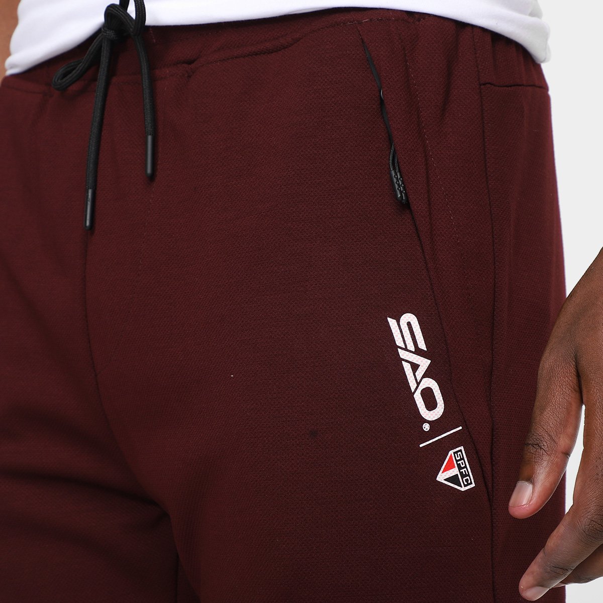 Calça Moletom São Paulo JAB Piquet Premium Masculina - Tam: P - 2