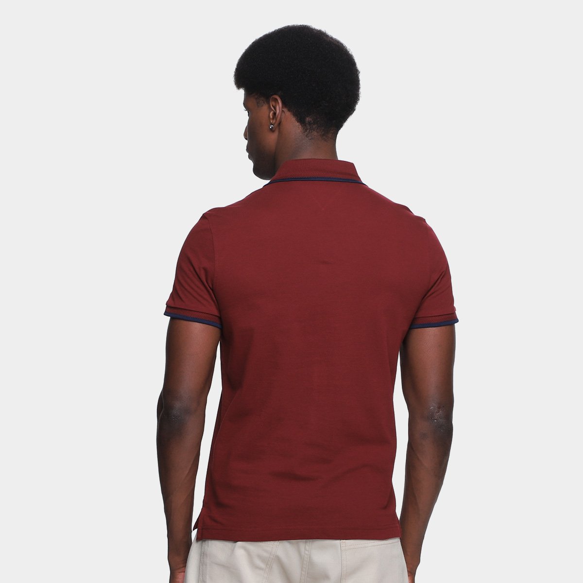 Camisa Polo Tommy Hilfiger Holiday Crest Masculina - Tam: P - 1