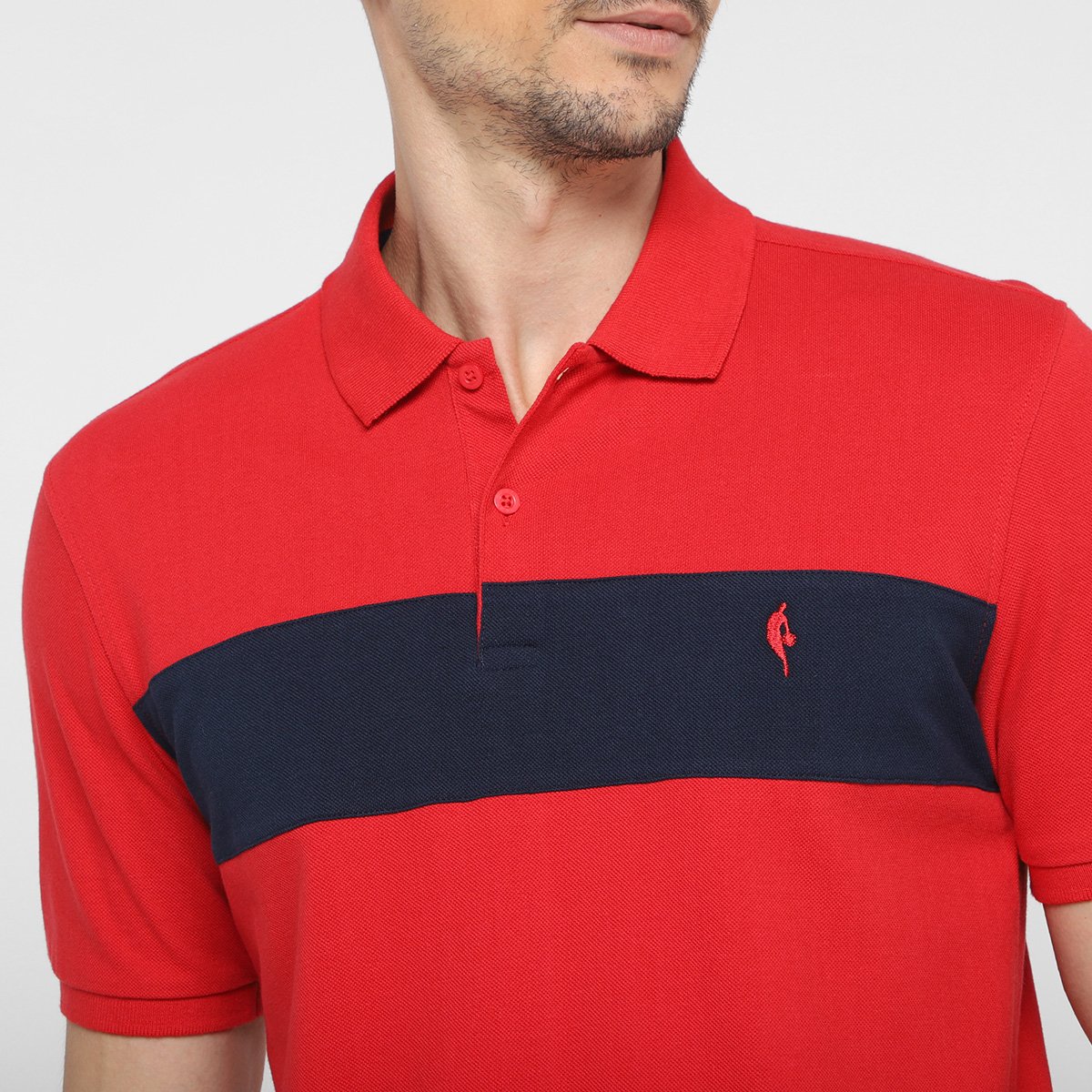 Camisa Polo NBA Piquet C/ Recorte Masculina - Tam: P - 2