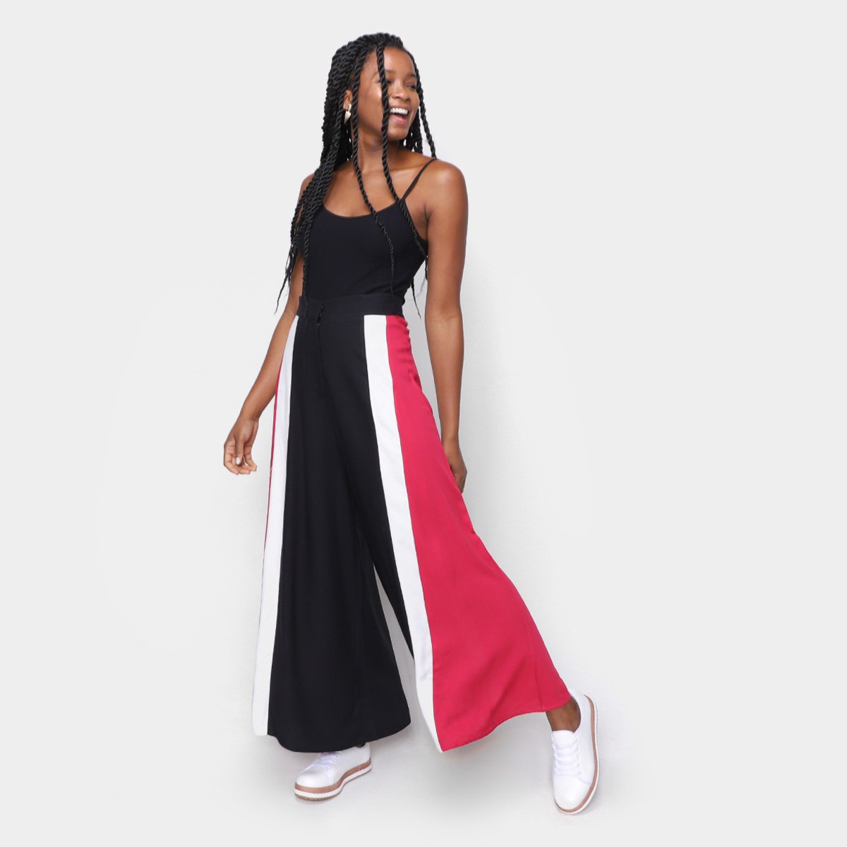 Calça Pantalona Oh Boy Clássica Feminina - Tam: P - 4