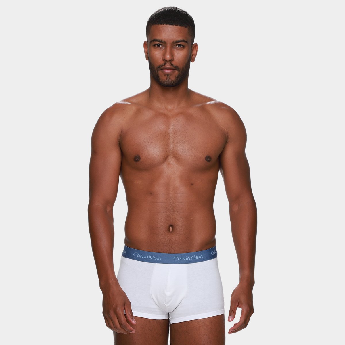 Kit Cueca Boxer Calvin Klein Low Rise Trunk Classic 3 Peças - Tam: P - 2