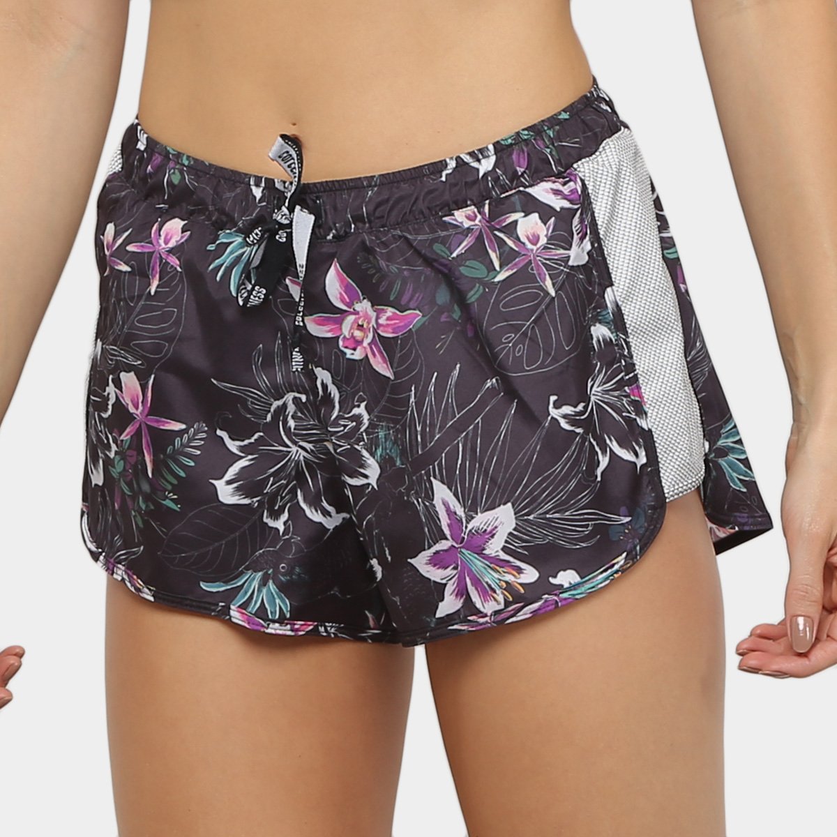 Short Colcci Fitness Estampado Floral Feminino