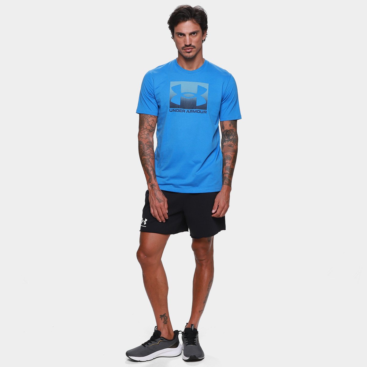 Camiseta Under Armour Box Sports Up Masculina - Tam: P - 3