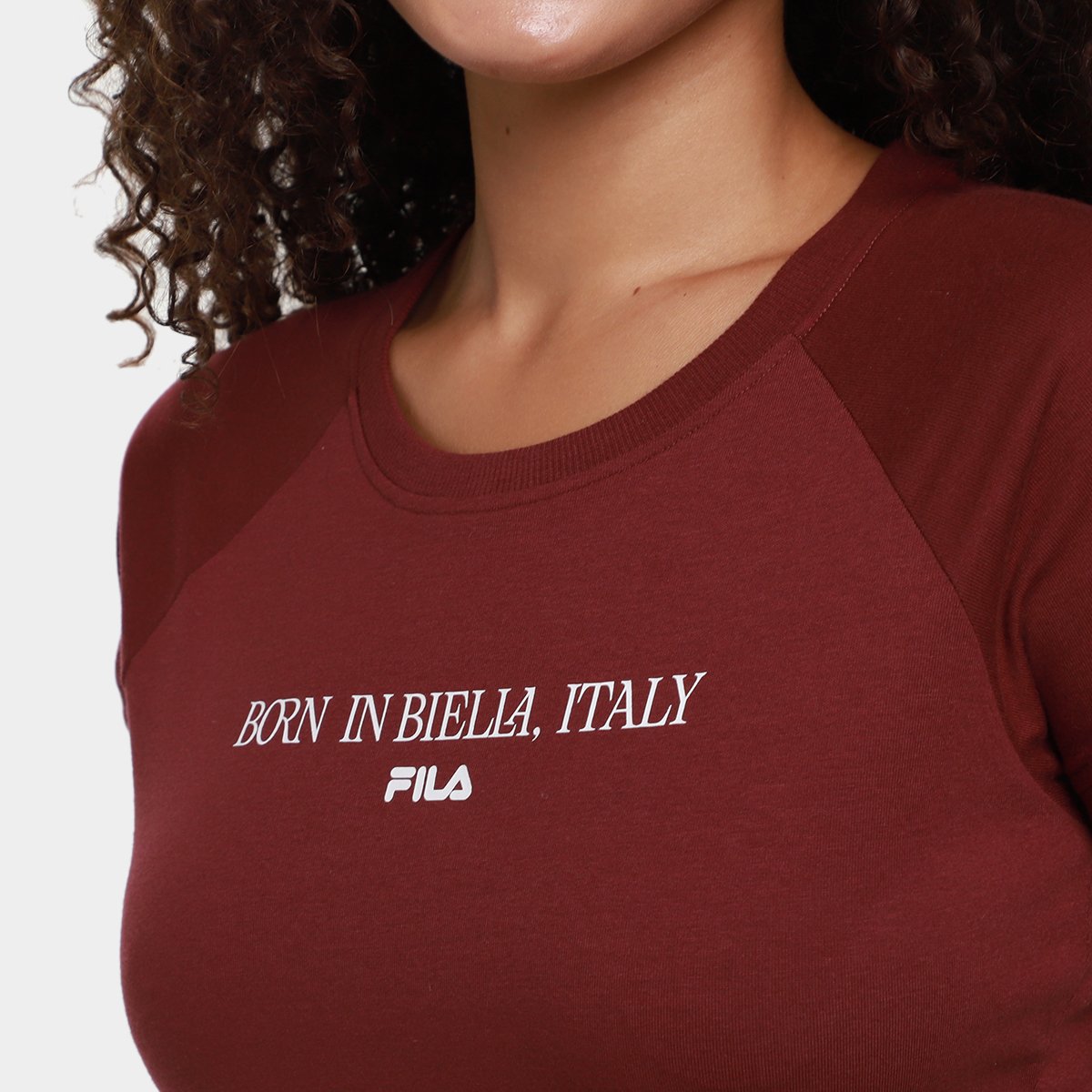 Camiseta Fila Slim Letter Feminina - Tam: G - 2