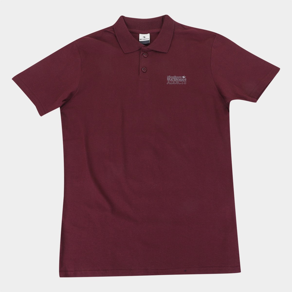 Camisa Polo Juvenil Nicoboco Lisa Masculina