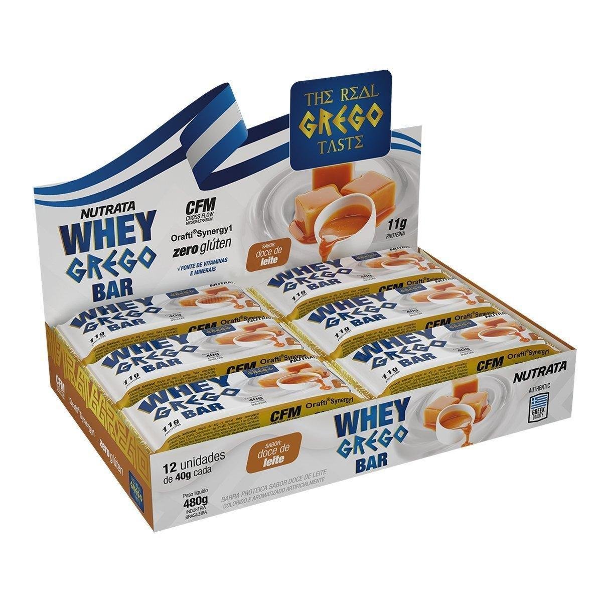 Whey Grego Bar - 40 gr Display c/ 12 Barras