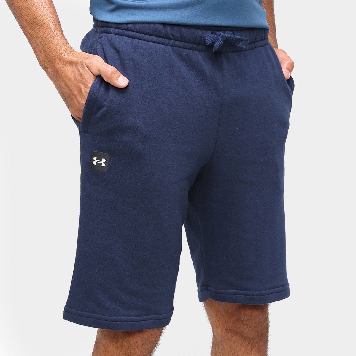 Short Moletom Under Armour Rival Fleece Bl Masculino