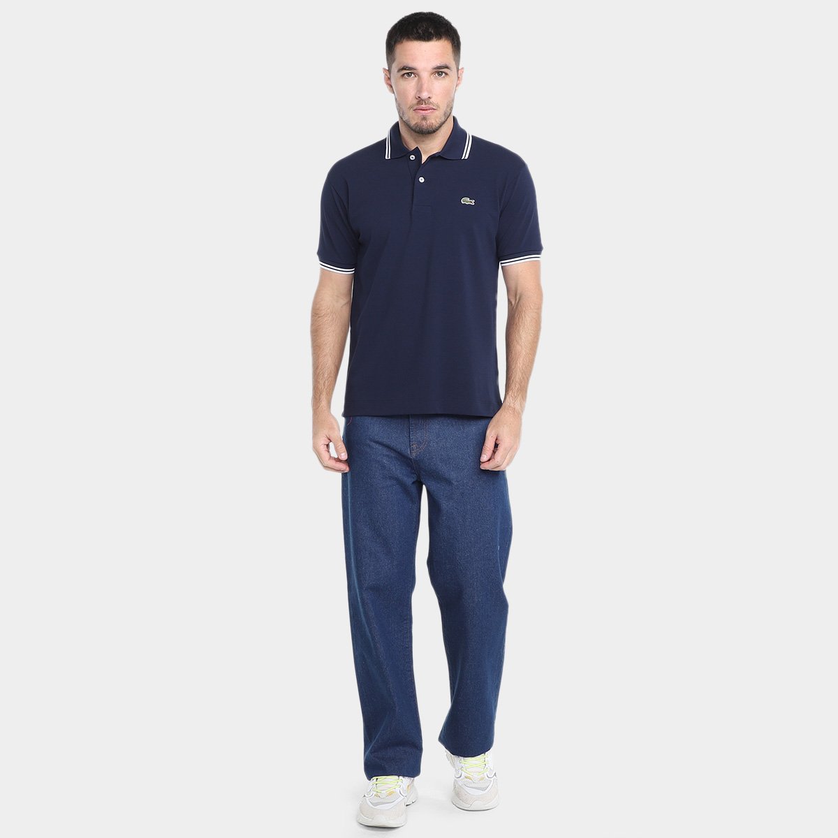 Camisa Polo Lacoste Casual Masculina - Tam: M - 3