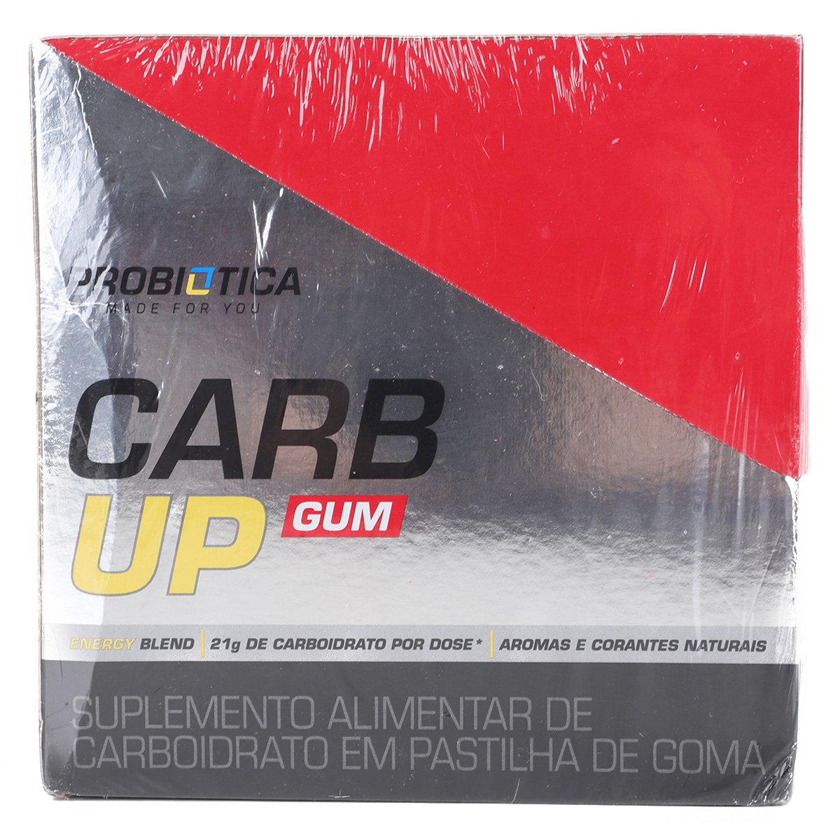 Carb Up Gum Probiótica Pacote Com 10 Cereja