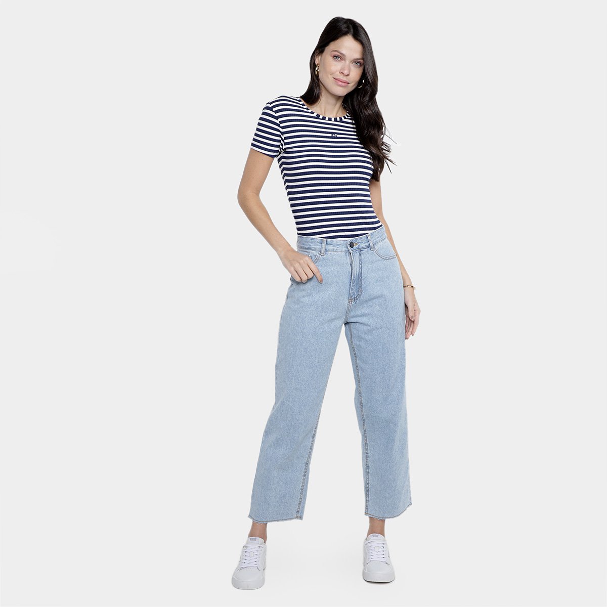Blusa Listrada Colcci Casual Feminina - Tam: M - 3
