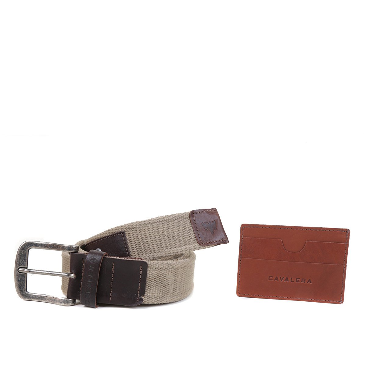 Kit Carteira Cavalera Latego Masculina + Cinto Masculino