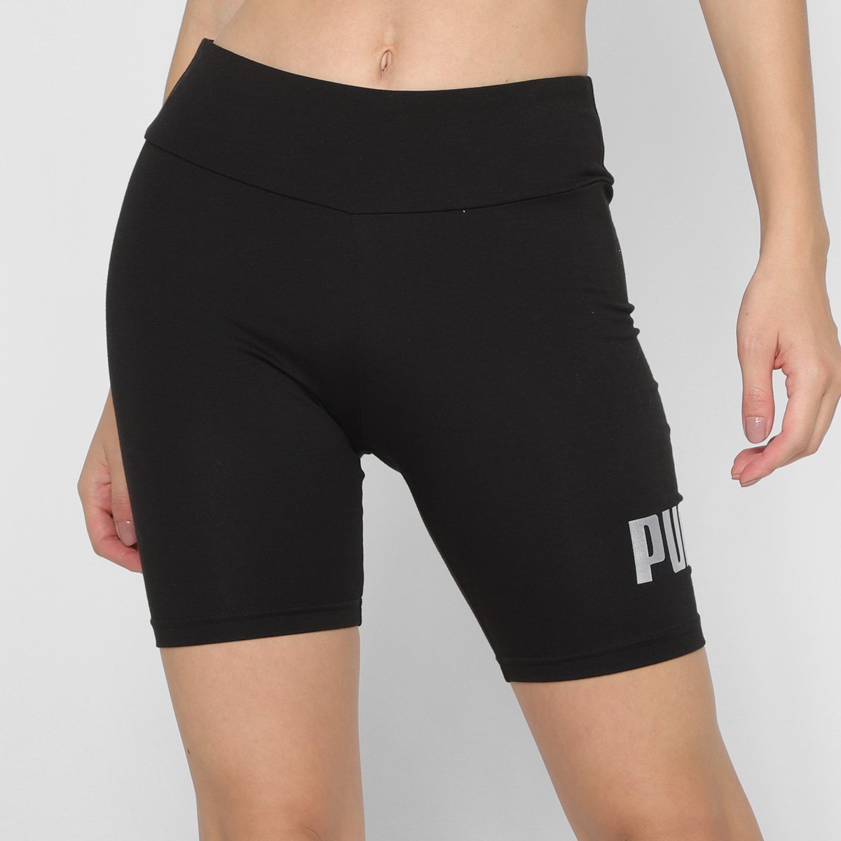 Bermuda Legging Puma Ess+ Metallic 7" Short Feminina