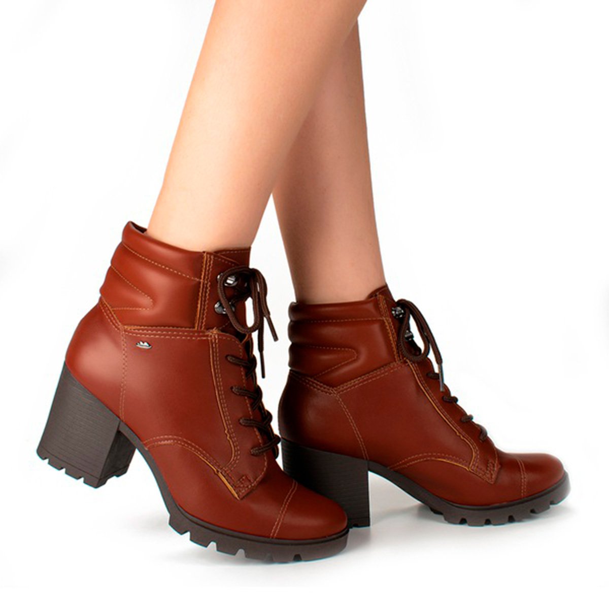 Bota Coturno Dakota Salto Alto Tratorada Feminina - Tam: 35 - 1