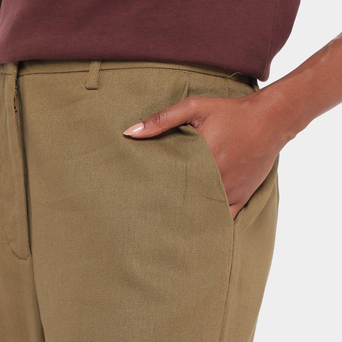 Calça Hering Alfaiataria Reta Feminina - Tam: 38 - 2
