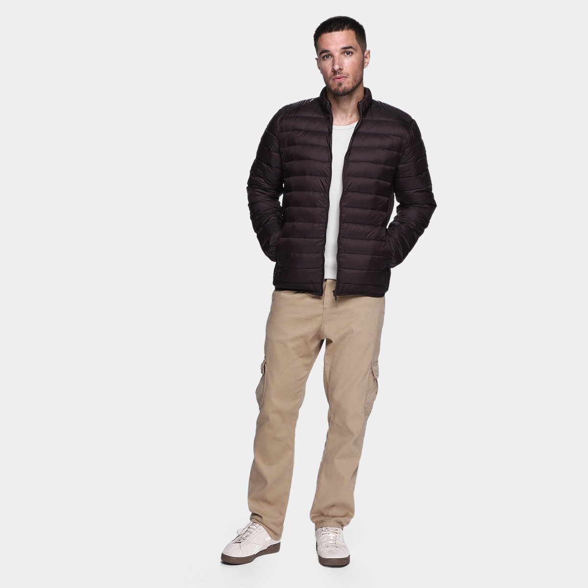 Jaqueta Puffer Hering Masculina - Tam: G - 3