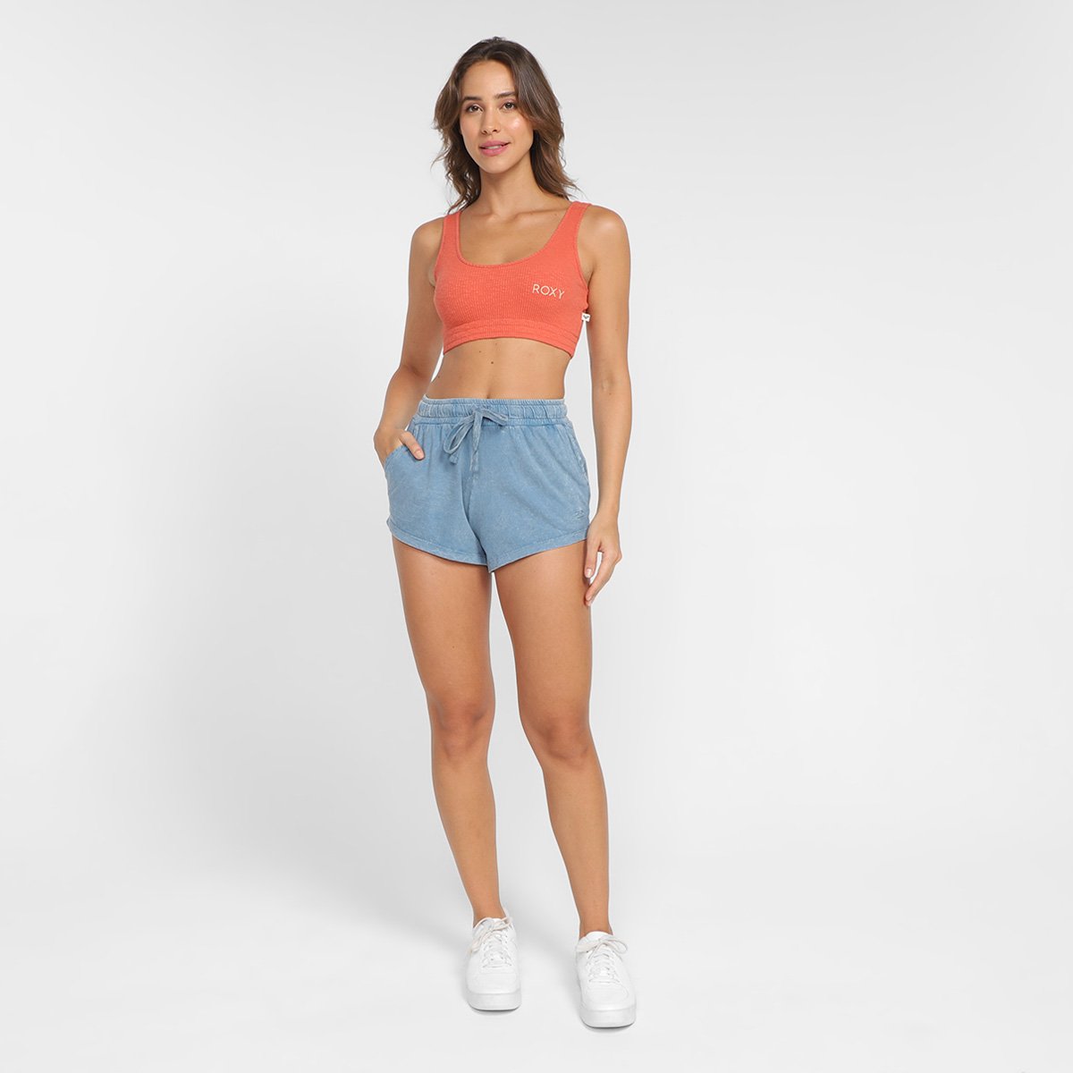 Regata Cropped Roxy Threes Company Feminina - Tam: GG - 3