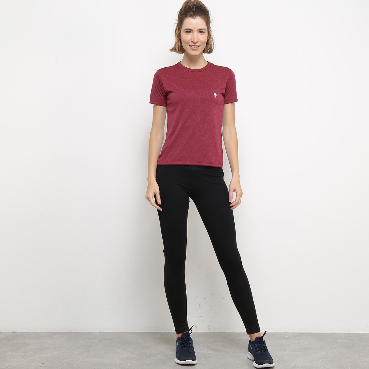 camiseta gonew mescla fast feminina