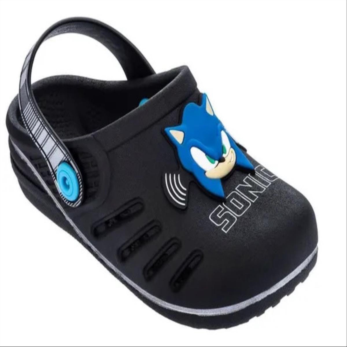 Sandália Infantil Grendene Kids Babuche Sonic Masculina - Tam: 34 - 1