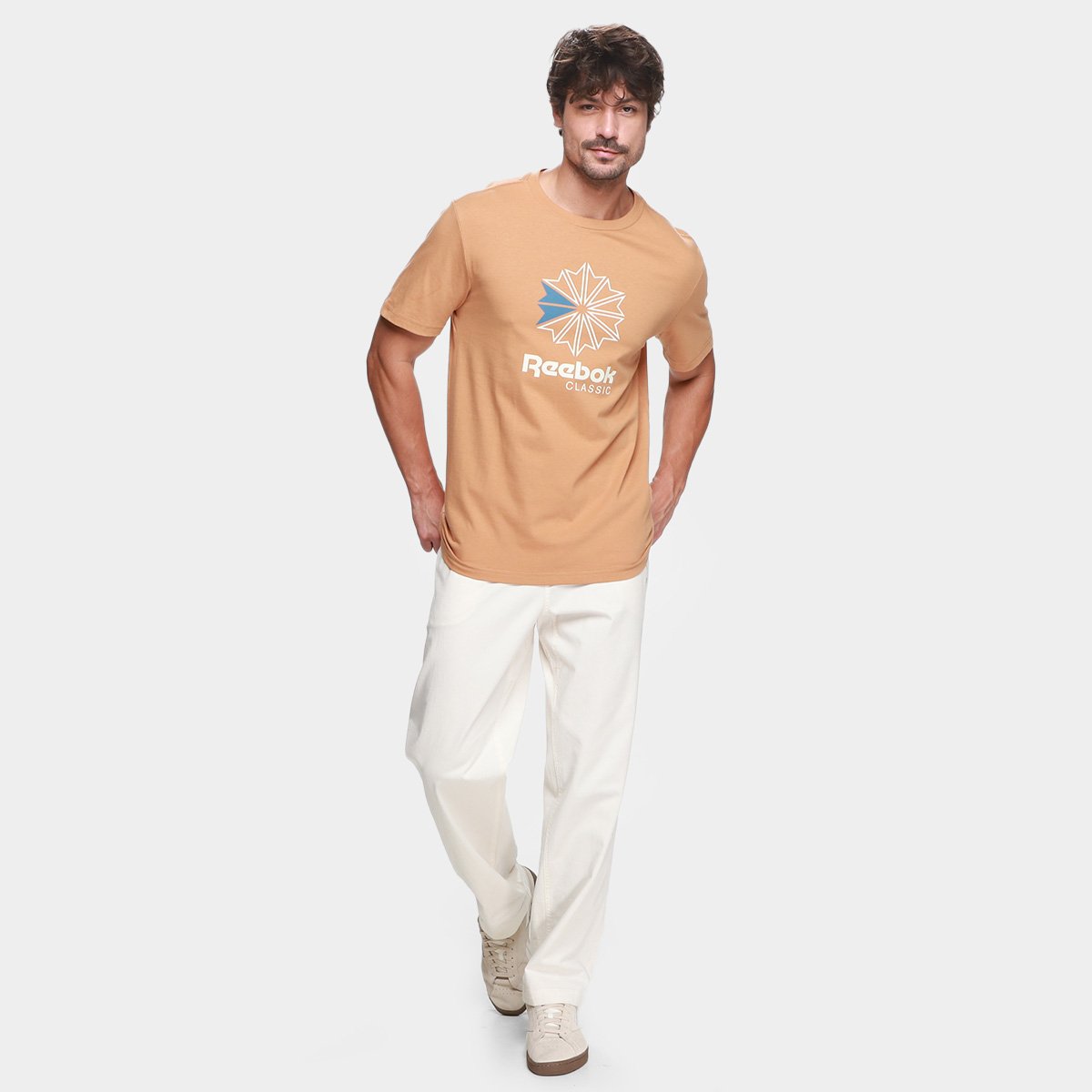 Camiseta Reebok Oportunity Star Crest Masculina - Tam: P - 3