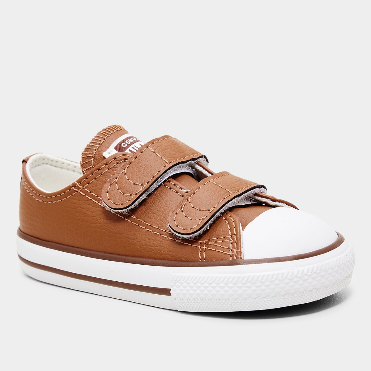 Tênis Infantil Couro Converse All Star Chuck Taylor 2V - Tam: 22 - 1