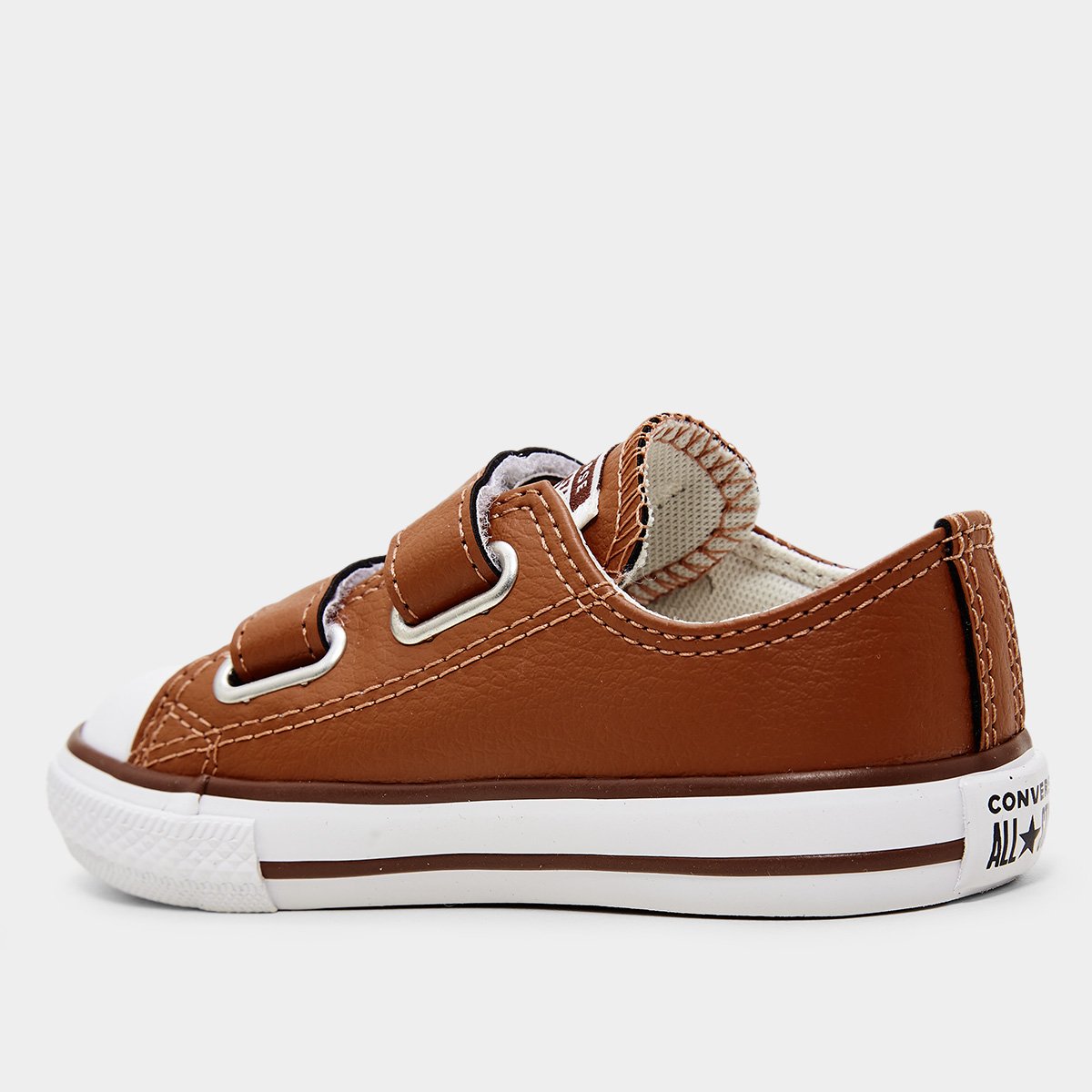 Tênis Infantil Couro Converse All Star Chuck Taylor 2V - Tam: 22 - 2