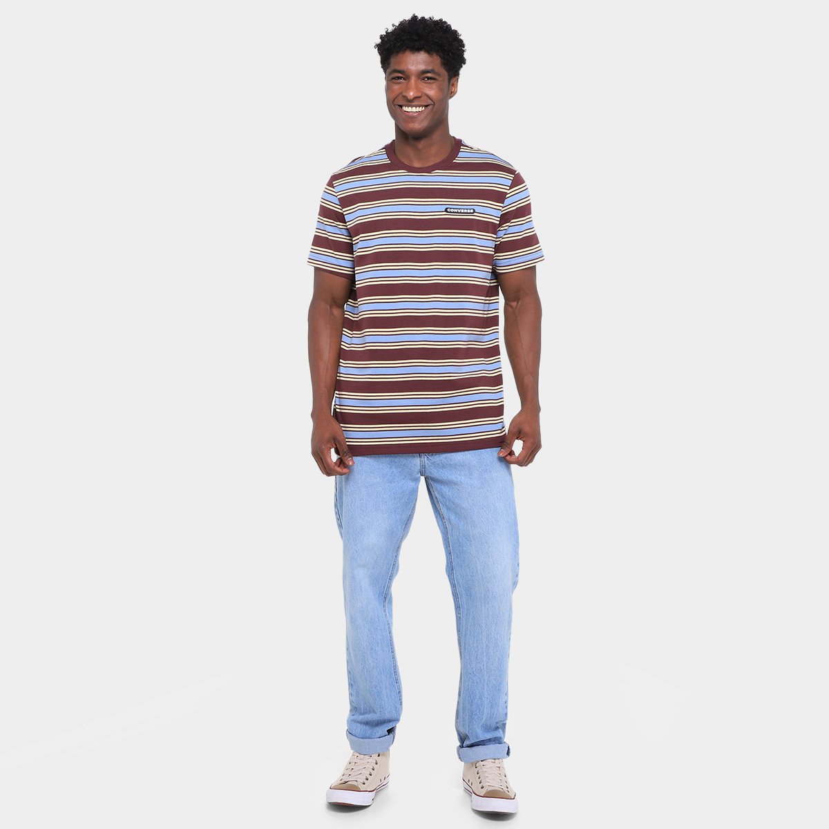 Camiseta Converse List Stand Masculina - Tam: P - 4