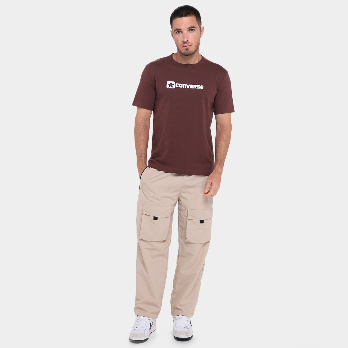 Camiseta Converse Est Stand Masculina - Tam: P - 3