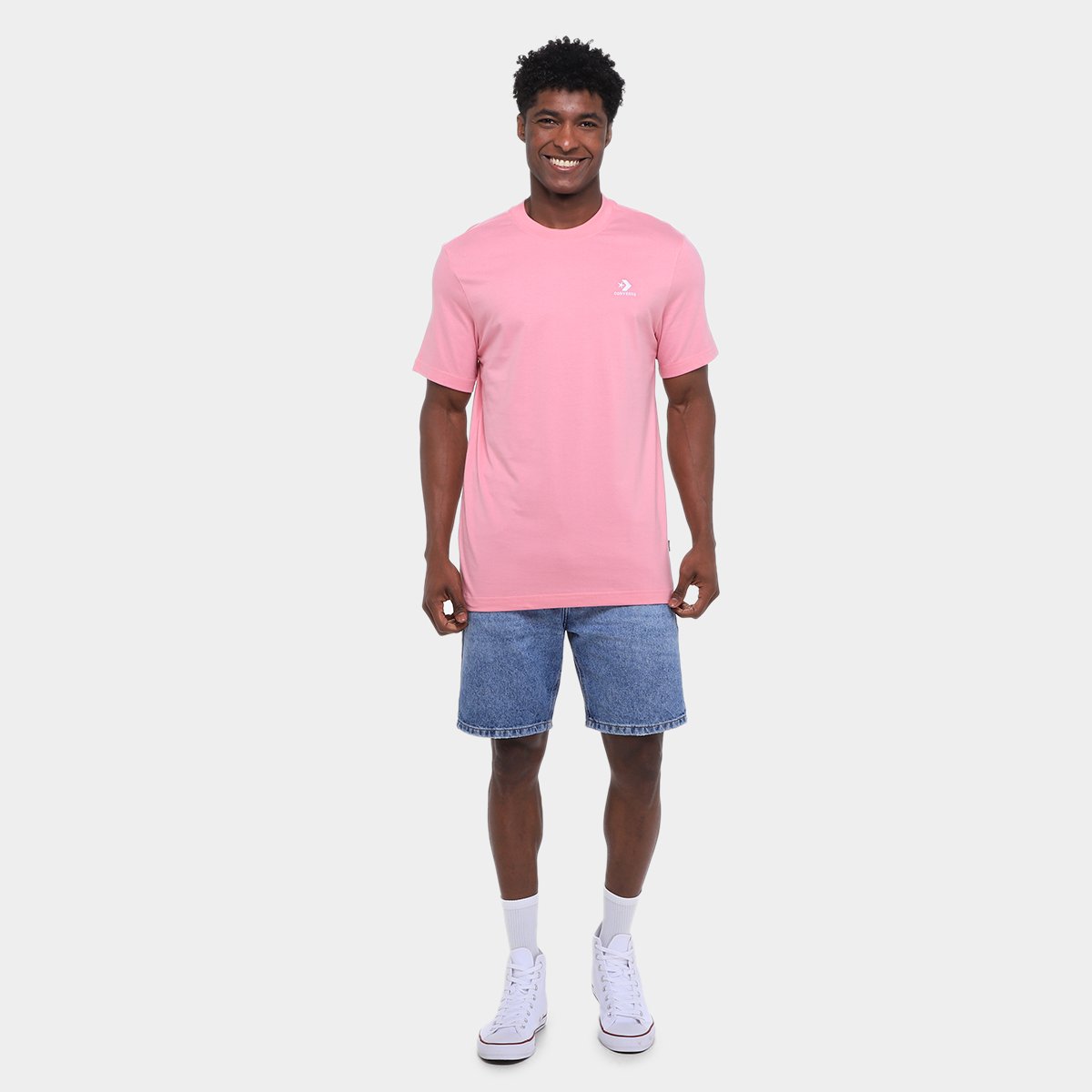 Camiseta Converse Star Chev Stand Masculina - Tam: P - 4