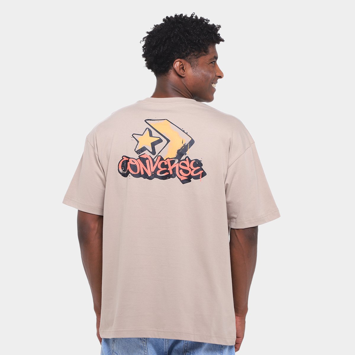 Camiseta Converse Puff Oversize Masculina - Tam: G - 1
