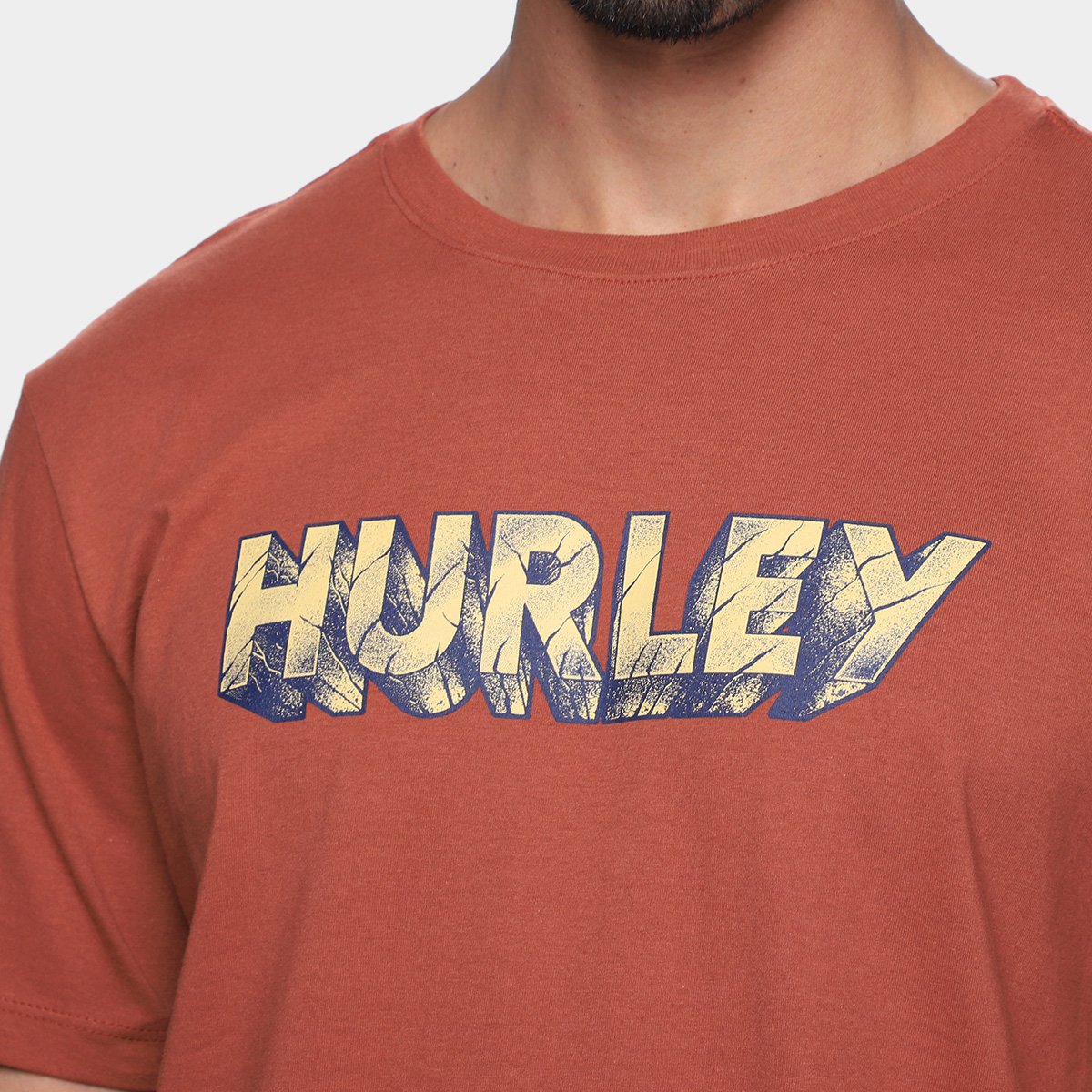 Camiseta Hurley Stone Masculina - Tam: P - 2
