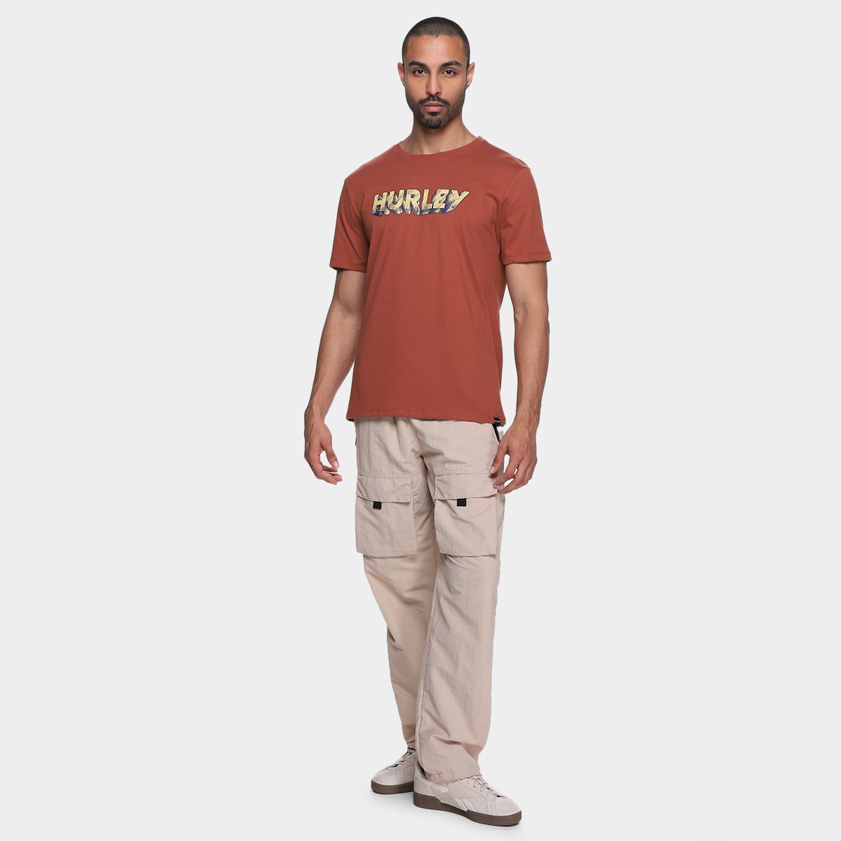 Camiseta Hurley Stone Masculina - Tam: P - 3