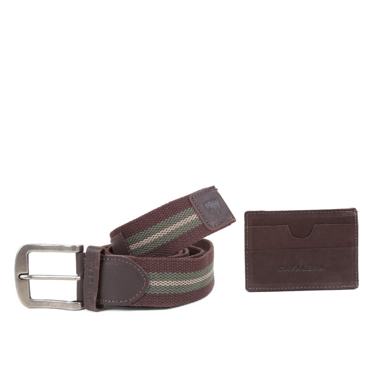 Kit Carteira Cavalera Latego Masculina + Cinto Masculino