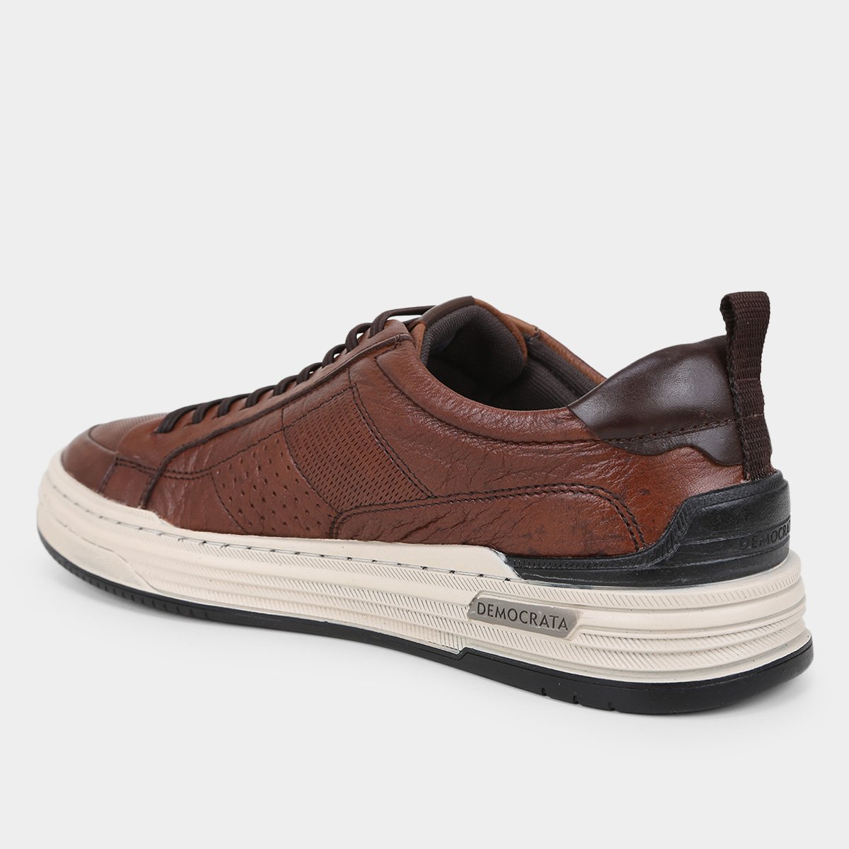 Tênis Couro Democrata Denim Mike Masculino - Tam: 43 - 2